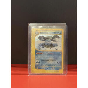Pokemon TCG Blastoise Expedition Base Set 4/165 Holo Rare LP